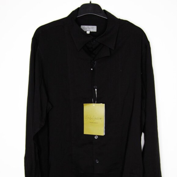 BNWT AW24 YOHJI YAMAMOTO POUR HOMME YYPH BIB LONG SHIRT 2 - Picture 2 of 14